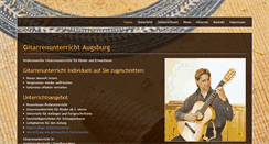 Desktop Screenshot of gitarre-augsburg.de